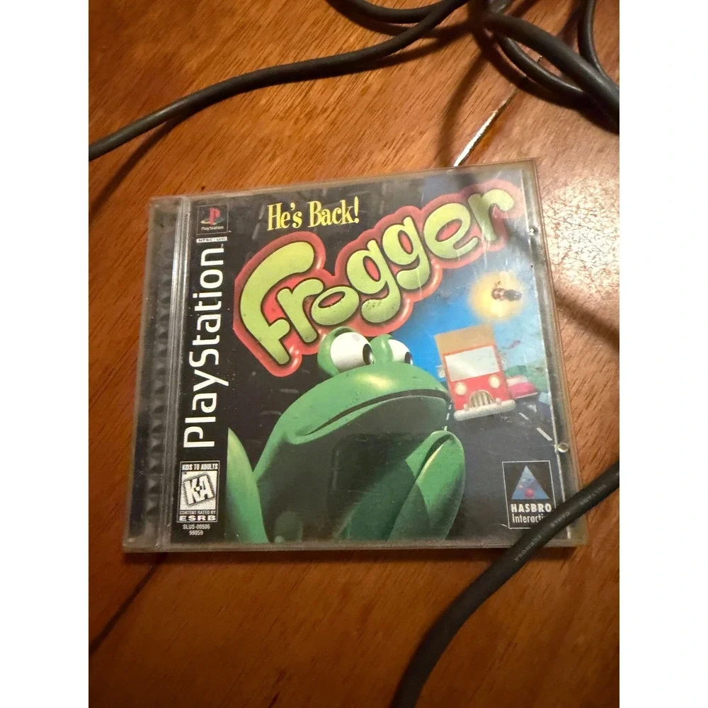 Sony PlayStation 1 PS1‎ Console Bundle SCPH-9001 Controller Frogger Tested 1999